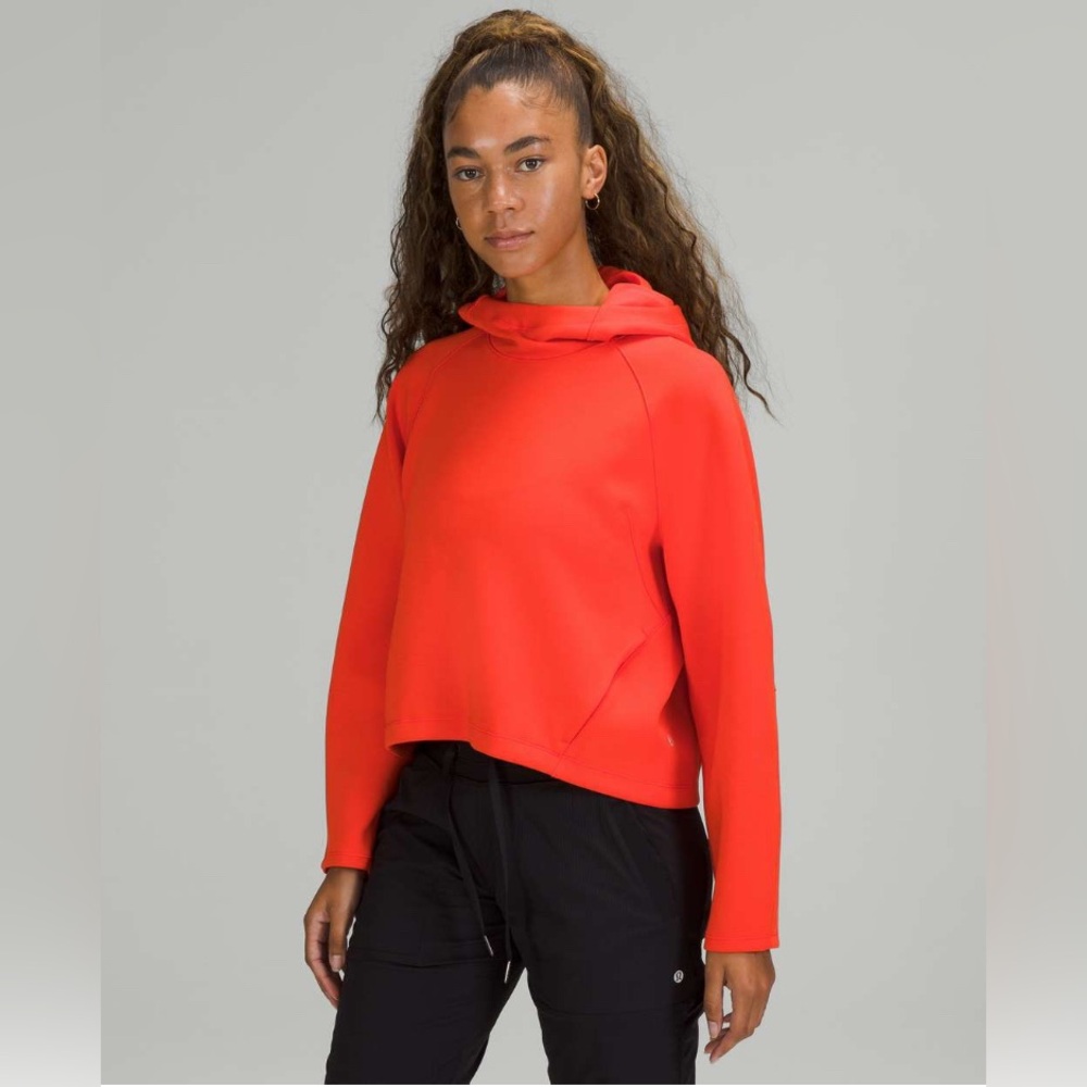 Lululemon AirWrap Modal Pullover Hoodie in Autumn Red Size 10